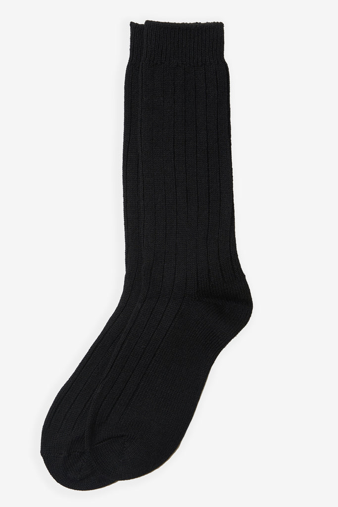Black bed socks for women